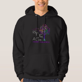 Hope For A Cure Crohn's Awareness Tree Ribbon Hoodie