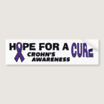 Hope For A Cure...Crohn's Bumper Sticker