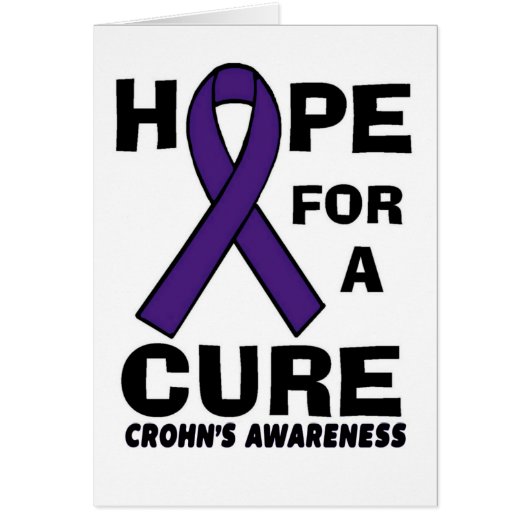 Hope For A Cure...Crohn's Cards (Front)