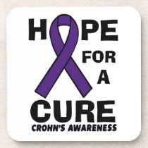 Hope For A Cure...Crohn's Drink Coaster