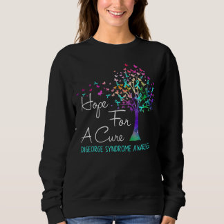 Hope For A Cure Digeorge Syndrome Awareness Tree R Sweatshirt