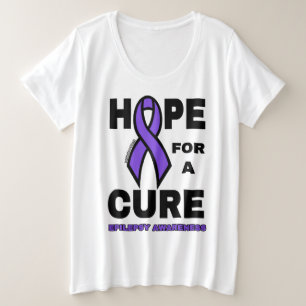 Hope for a Cure...Epilepsy Plus Size T-Shirt