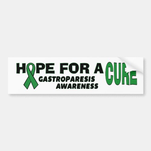 Hope For A CureGastroparesis Bumper Sticker