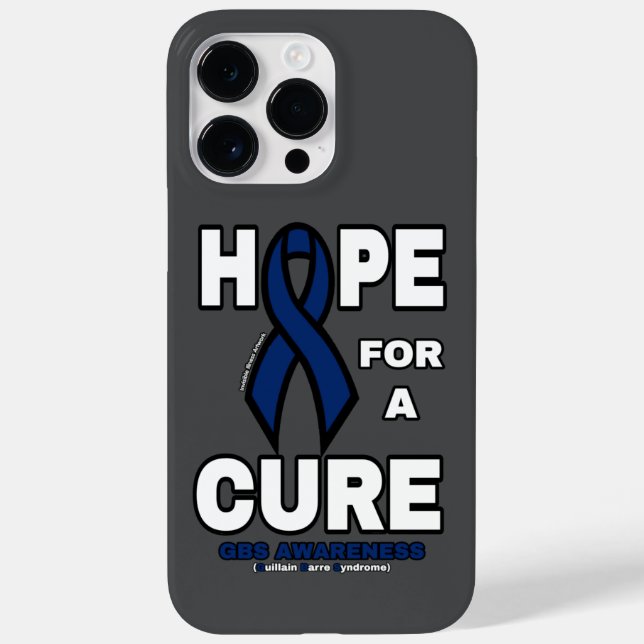 Hope For A Cure...Gullian Barre Case-Mate iPhone Case (Back)