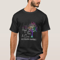 Hope For A Cure Mesothelioma Awareness Tree Ribbon T-Shirt
