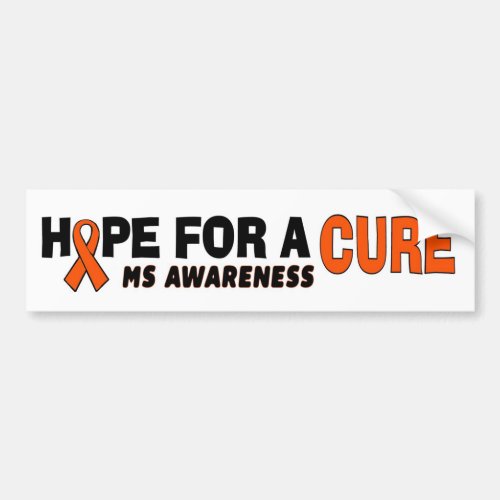 Hope For A CureMS Bumper Sticker