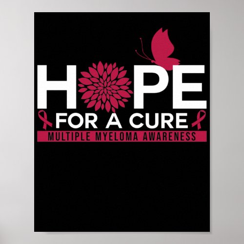 Hope For A Cure Multiple Myeloma Awareness Poster