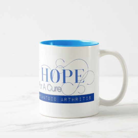 Hope for a Cure Rheumatoid Arthritis Mug