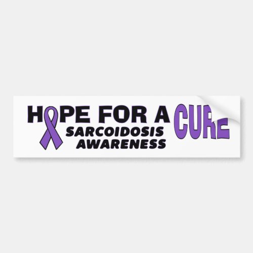 Hope For A CureSarcoidosis Bumper Sticker