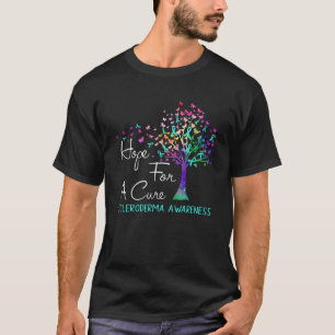 Hope For A Cure Scleroderma Awareness Tree Ribbon T-Shirt