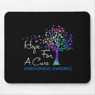 Hope For A Hydrocephalus Awareness Tree Ribbon Mouse Pad