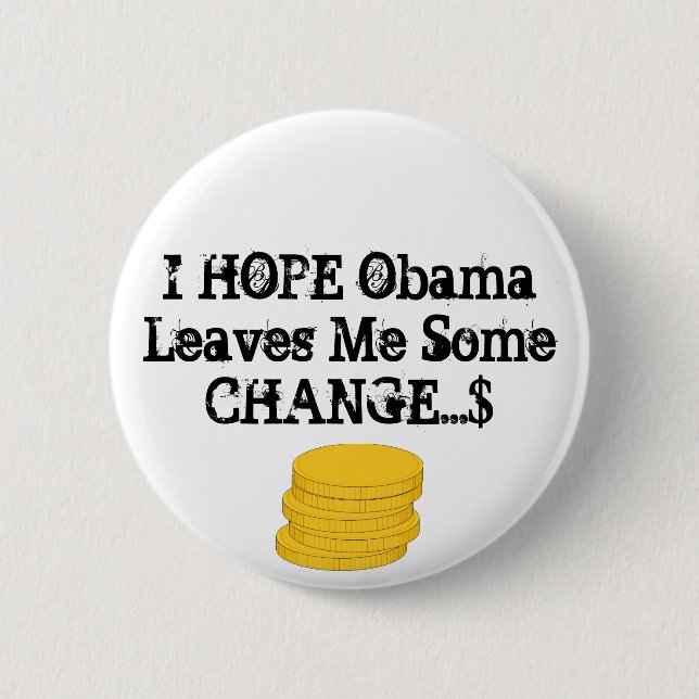 HOPE FOR CHANGE button (Front)