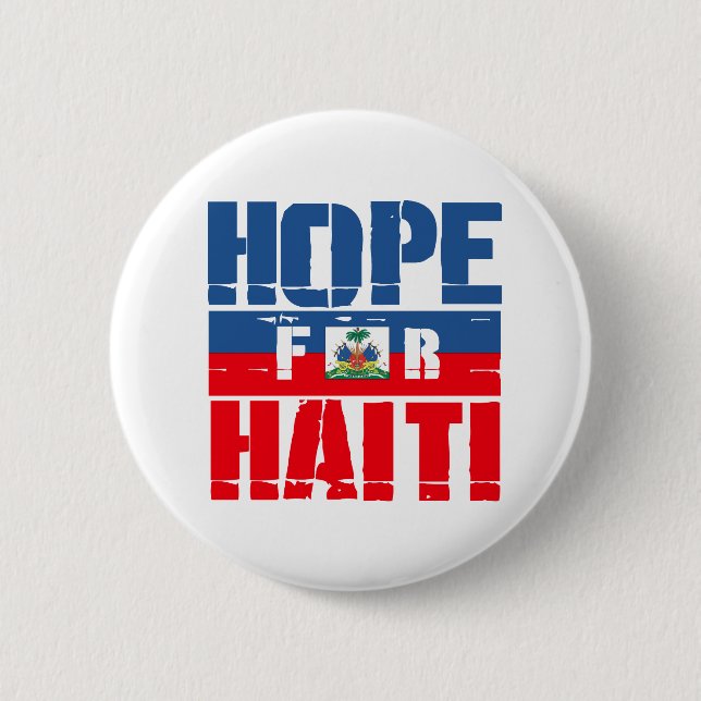 Hope for Haiti Button (Front)