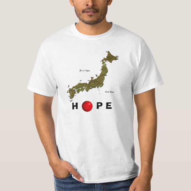 HOPE for JAPAN Earthquake Relief Shirt (Front)