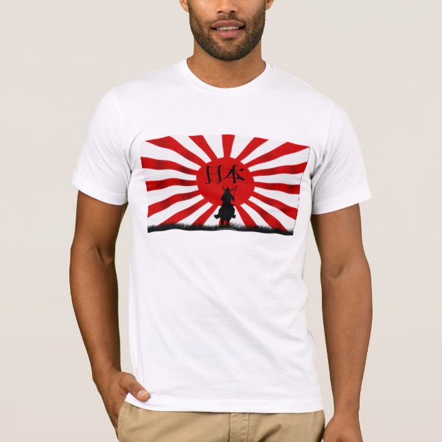 HOPE for JAPAN Samurai Flag Earthquake Relief T-Shirt (Front)