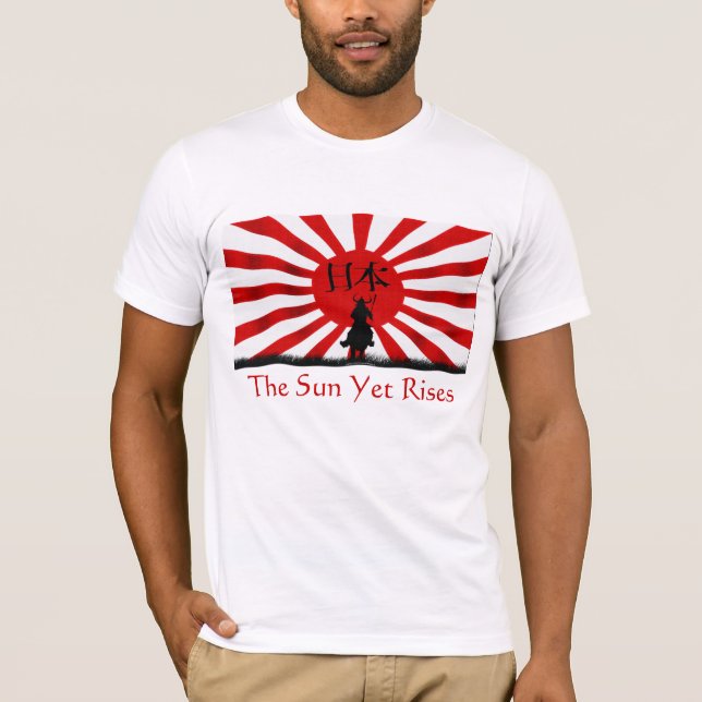 HOPE for JAPAN Samurai Flag Earthquake Relief T-Shirt (Front)