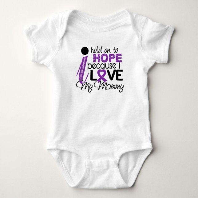 Hope For My Mommy Cystic Fibrosis Baby Bodysuit (Front)