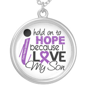 Hope For My Son Cystic Fibrosis Silver Plated Necklace