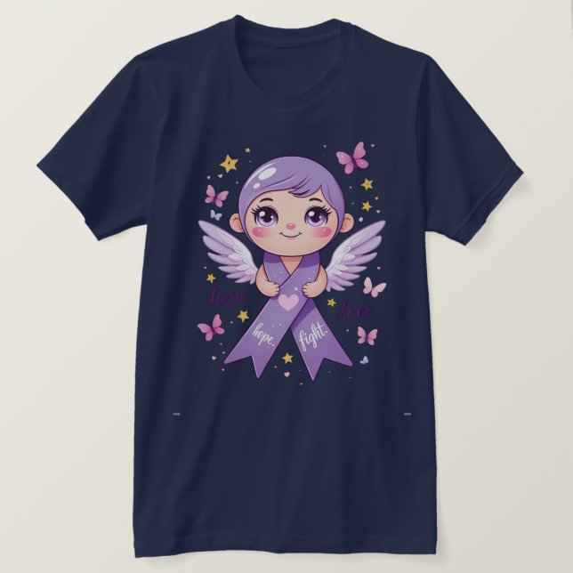 Hope for Pancreatic Cancer Fighters T-Shirt (Design Front)
