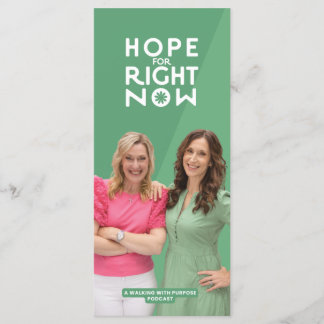 Hope for Right Now Podcast Bookmark Menu