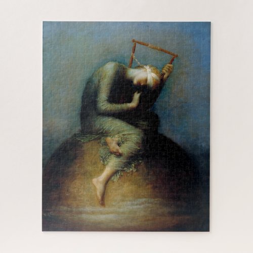 Hope George Watts Painting Jigsaw Puzzle