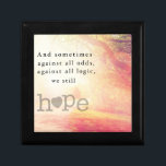 Hope Gift Box<br><div class="desc">Inspirational Typographic Quote - Hope  | Bigstock® - All Rights Reserved.</div>