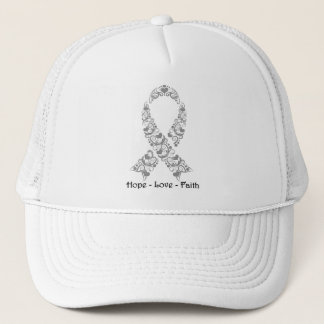 Hope Gray Awareness Ribbon Trucker Hat