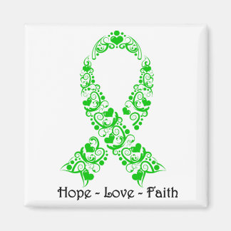 Hope Green Awareness Ribbon Magnet