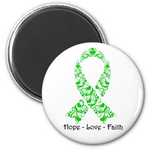 Hope Green Awareness Ribbon Magnet