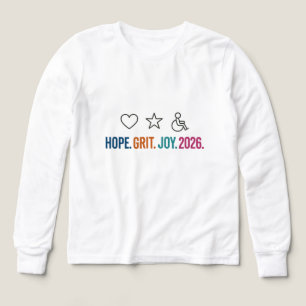 Hope Grit Joy 2026 Minimalist Special Needs Tri-Blend Shirts