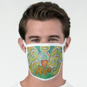 Hope Guardian Angel Art Custom Face Mask (Worn Him)