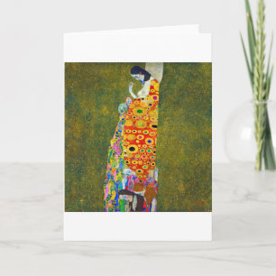 Hope, Gustav Klimt Card