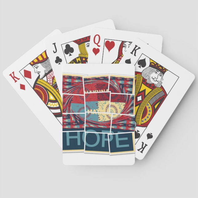 Hope Hakuna Matata Poker Cards (Back)