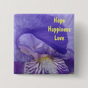 Hope Happiness Love buttons inspiration Quotes