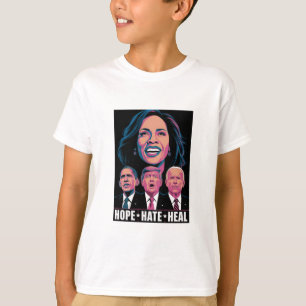 Hope Hate Heal Rise Kamala 2024 T-Shirt