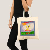 Hope Healing Church Praise God Angel Tote Bag (Front (Product))