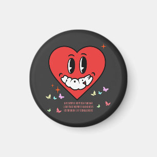 Hope Heart Positive Message Self Love Magnet