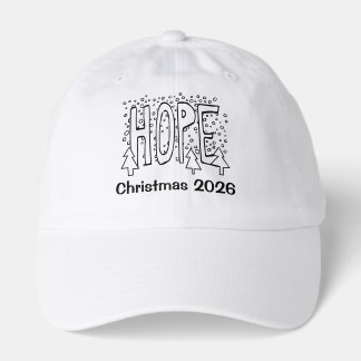 Hope Holiday Color-It-Yourself Personalized  Hat