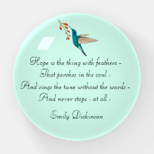 Hope Hummingbirds Paperweight