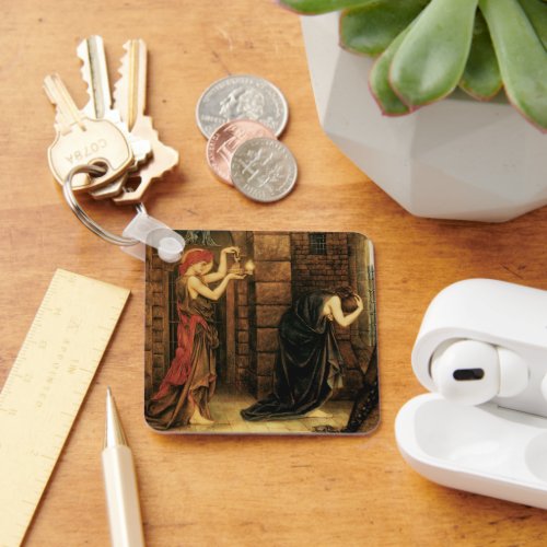 Hope in a Prison of Despair by Evelyn De Morgan Keychain