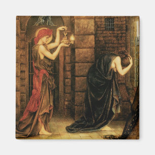 Hope in a Prison of Despair by Evelyn De Morgan Magnet