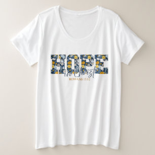 Hope in Christ - Floral Bible Verse Shirt