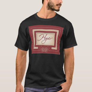 Hope in Red - Titus 2:13 T-Shirt