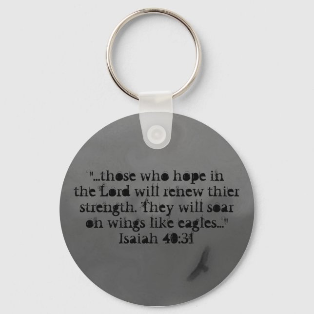 hope in the Lord Keychain (Front)