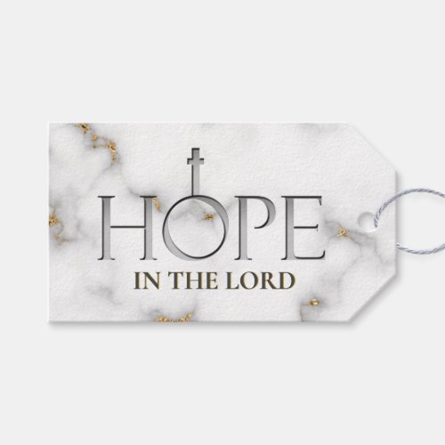 Hope in the Lord Scripture Verse Isaiah 4031 Gift Tags