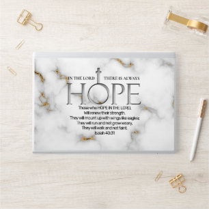 Hope in the Lord Scripture Verse Isaiah 40:31 HP Laptop Skin