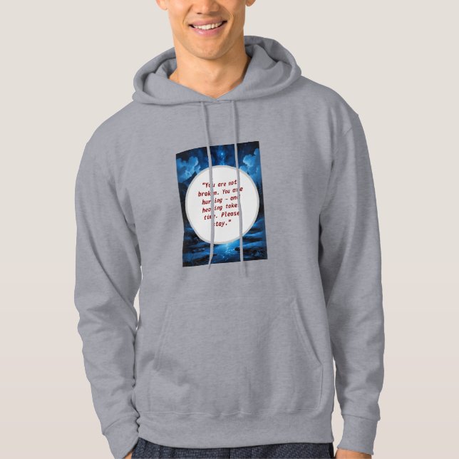 "Hope in the Shadows" Hoodie (Front)