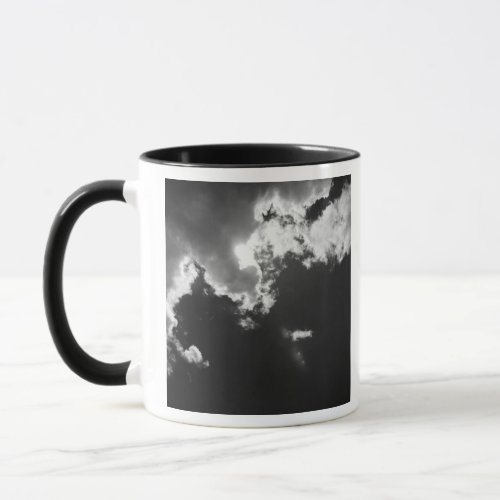 Hope in the silver lining of the clouds mug