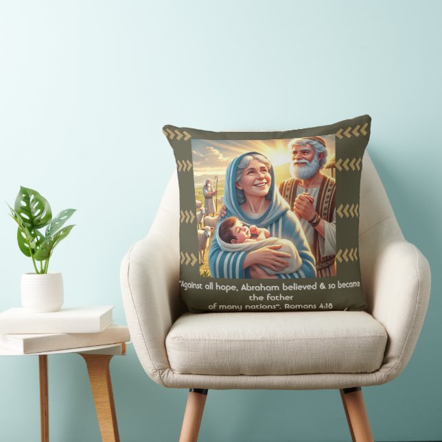 Hope & Inspiration Throw Pillow (Chair)