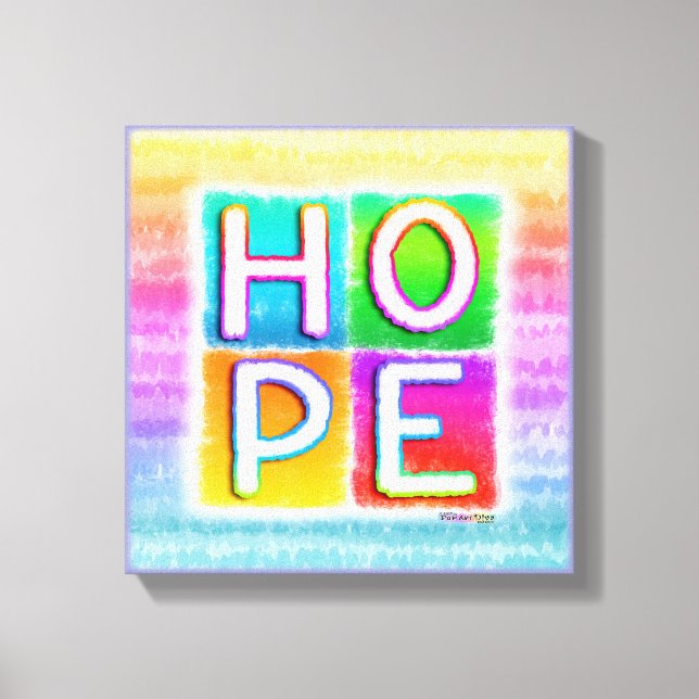HOPE INSPIRATIONAL Gallery Wrapped Canvas Print (Front)